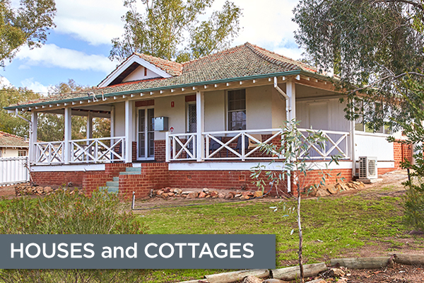 Cottage accommodation at Muresk Institute.